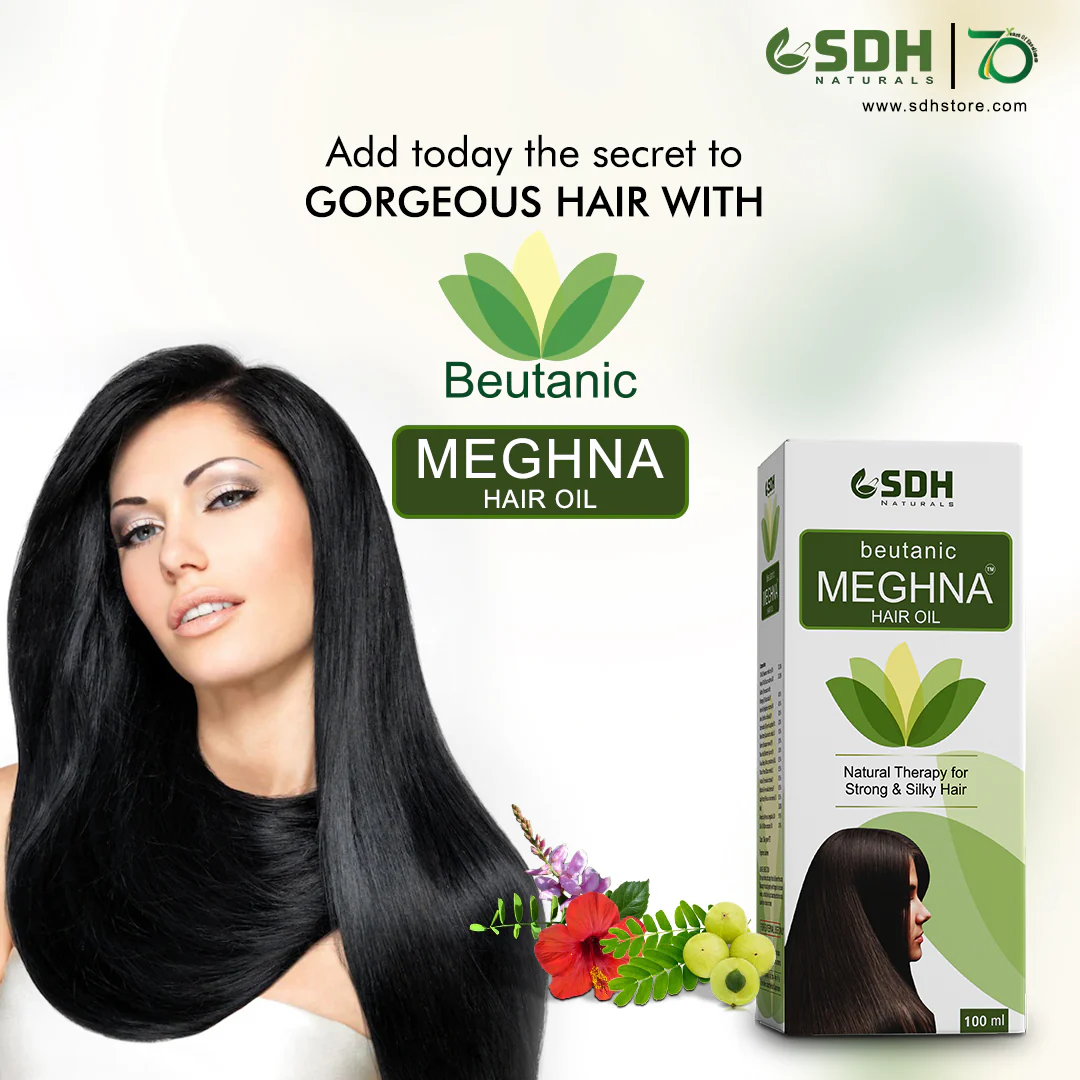 Meghna Shampoo & Meghna Hair Oil Combo Pack For Holi - Image 6